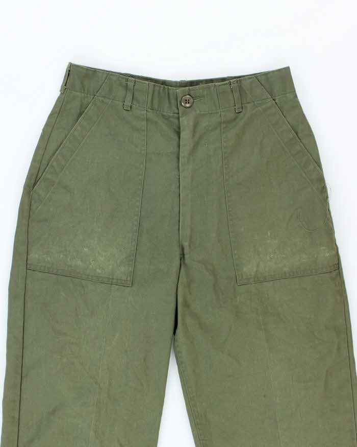 70s Vintage US Army Dura-Press Utility Trousers - 28x31