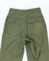 70s Vintage US Army Dura-Press Utility Trousers - 28x31