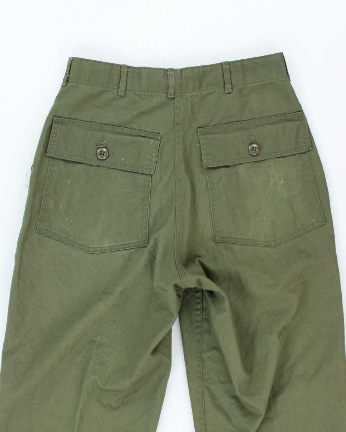 70s Vintage US Army Dura-Press Utility Trousers - 28x31