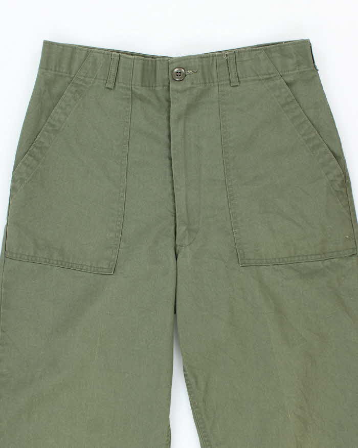 70s Vintage US Army Dura-Press Utility Trousers - 30x31