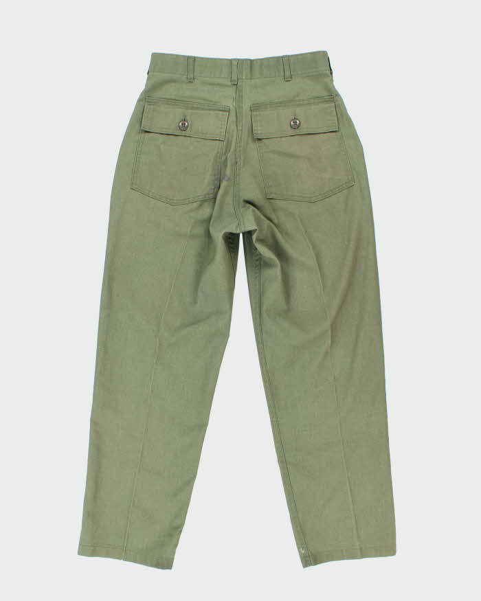 70s Vintage US Army Dura-Press Utility Trousers - 28x29