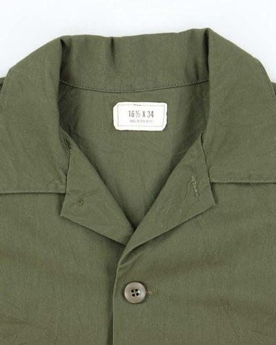 70s Vintage US Army Dura-Press Utility Shirt - X-Large