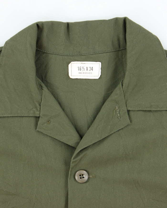 70s Vintage US Army Dura-Press Utility Shirt - X-Large