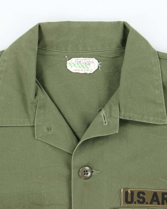 70s Vintage US Army Dura-Press Utility Shirt - Large