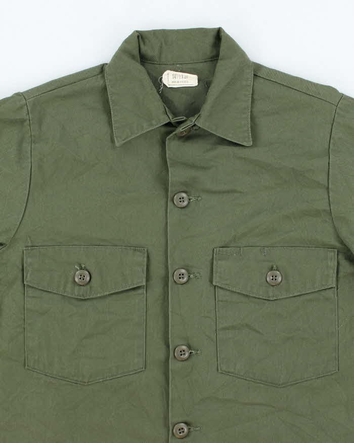 70s Vintage US Army Dura-Press Utility Shirt - Small