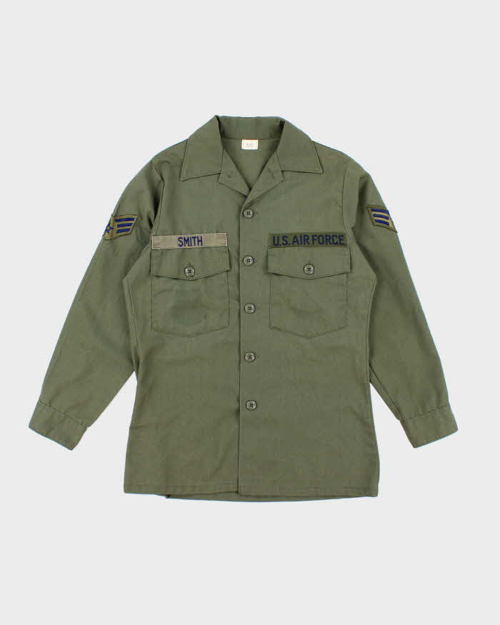 70s Vintage US Air Force Dura-Press Utility Shirt - Small