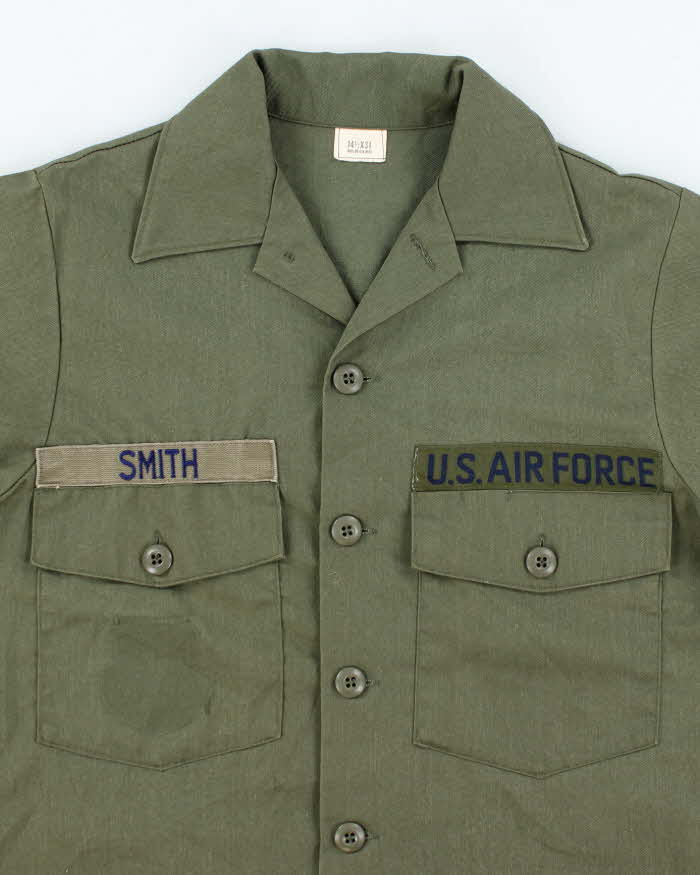 70s Vintage US Air Force Dura-Press Utility Shirt - Small