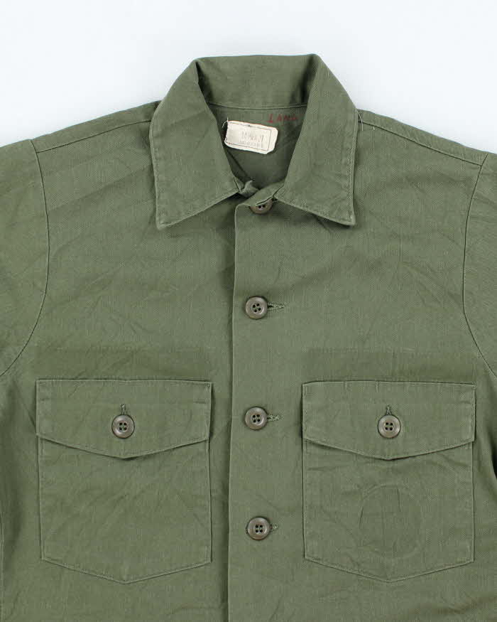 70s Vintage US Army Dura-Press Utility Shirt - Small