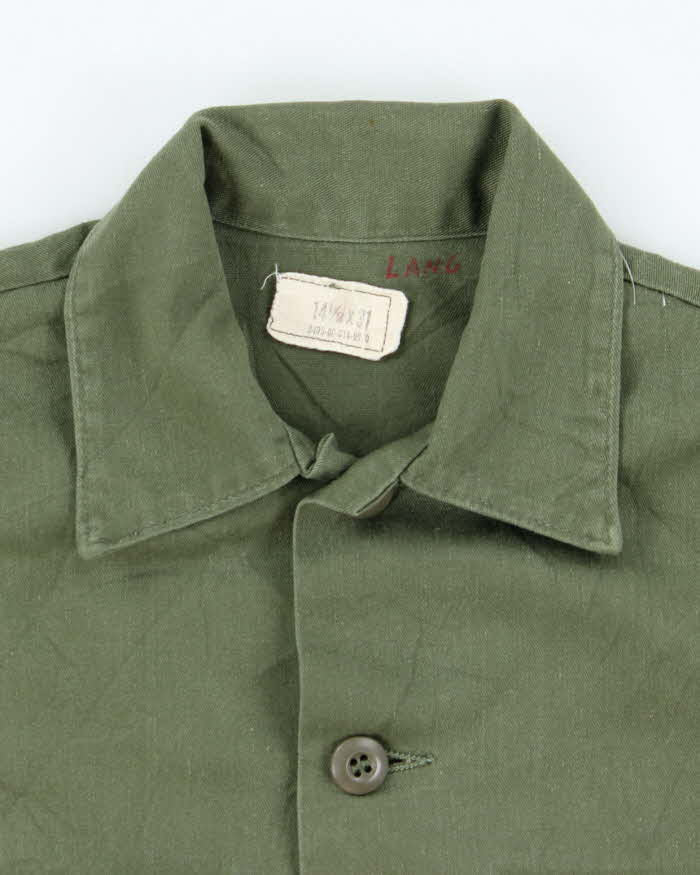 70s Vintage US Army Dura-Press Utility Shirt - Small