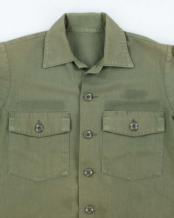 70s Vintage US Army Dura-Press Utility Shirt - Small