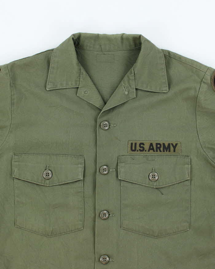 70s Vintage US Army Dura-Press Utility Shirt - Medium