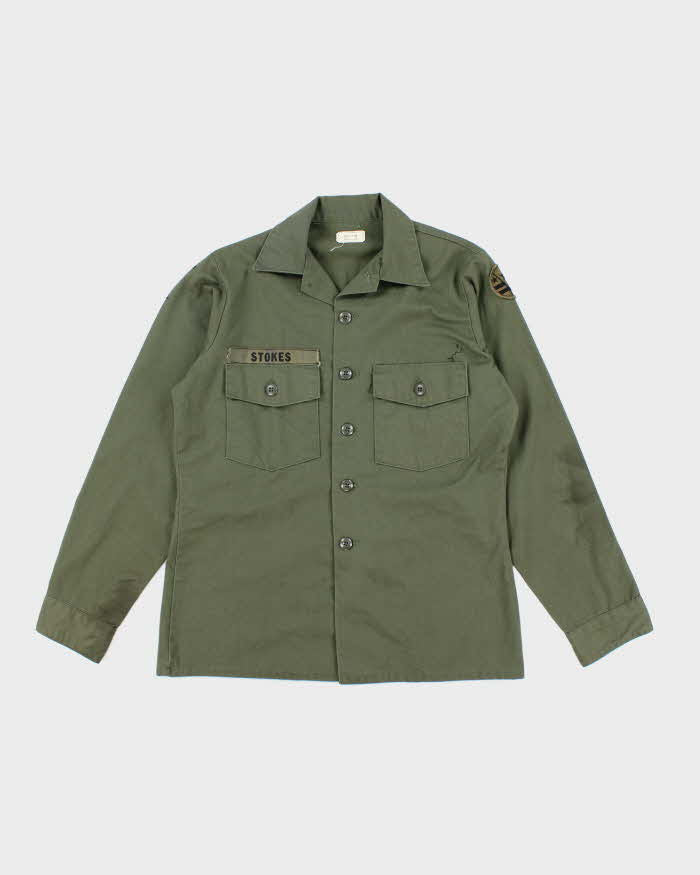 70s Vintage US Army Dura-Press Utility Shirt - Medium