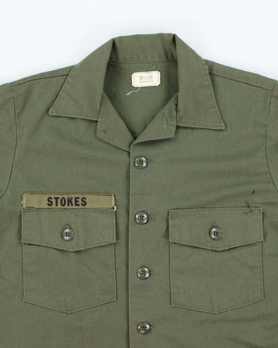 70s Vintage US Army Dura-Press Utility Shirt - Medium