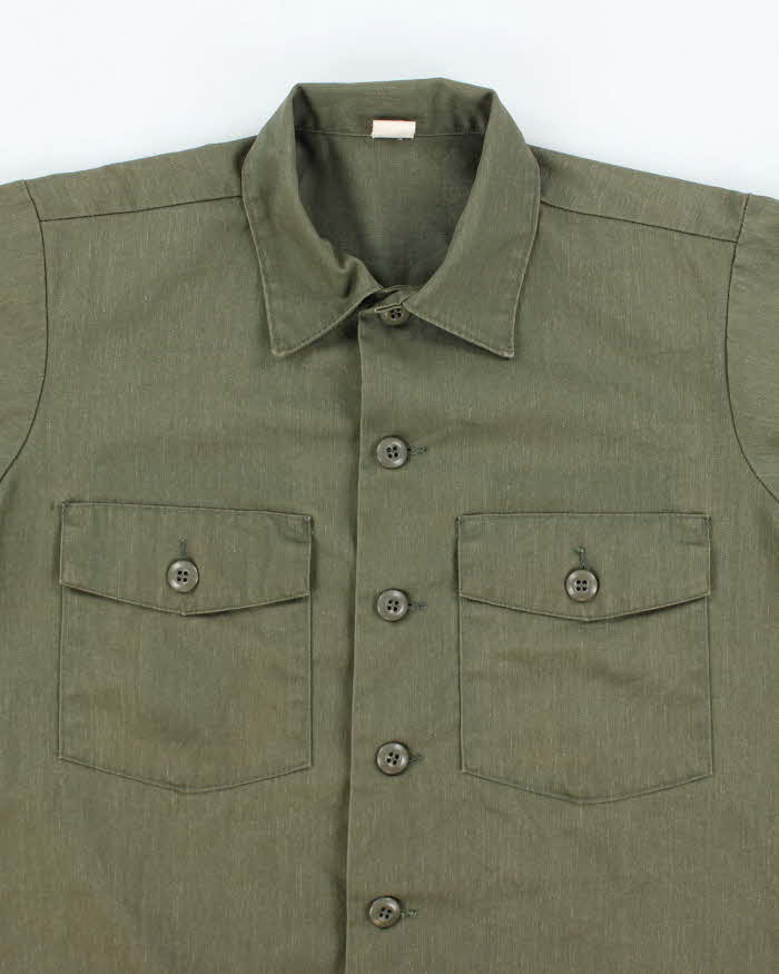 70s Vintage US Army Dura-Press Utility Shirt - Medium