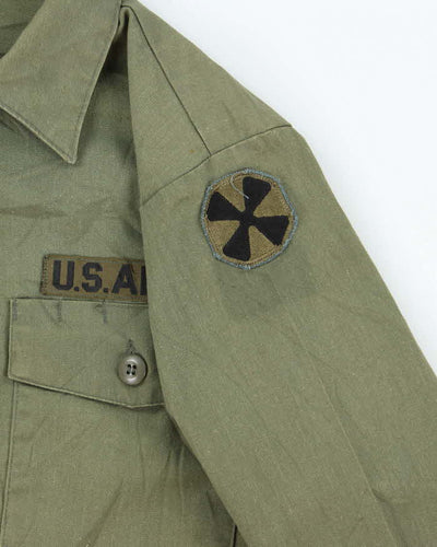 70s Vintage US Army Dura-Press Utility Shirt - Large