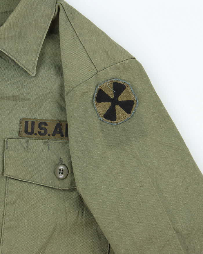 70s Vintage US Army Dura-Press Utility Shirt - Large