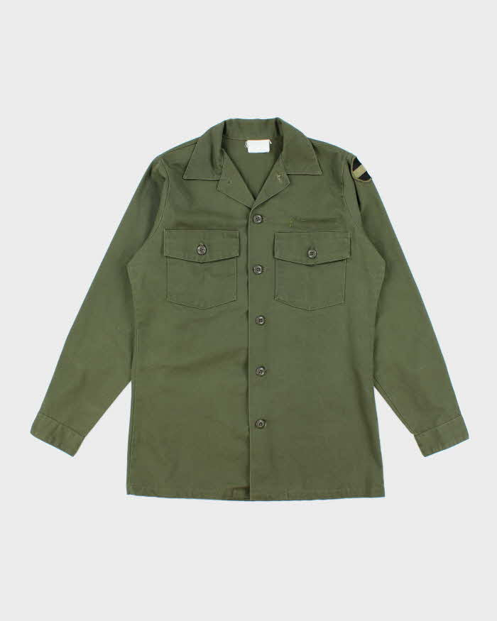 70s Vintage US Army Dura-Press Utility Shirt - Large