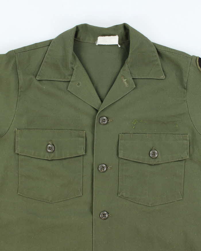 70s Vintage US Army Dura-Press Utility Shirt - Large