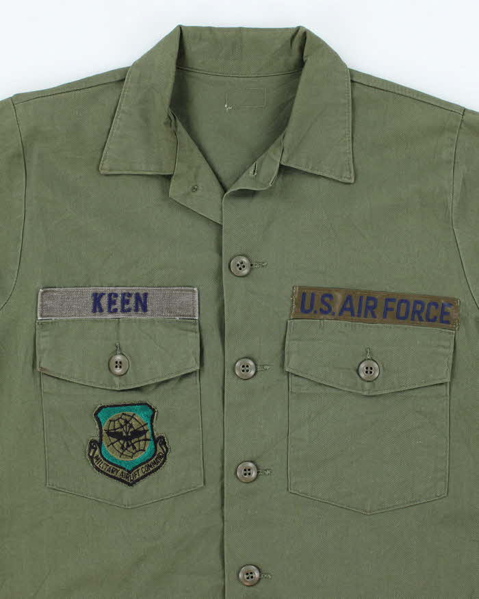 70s Vintage US Air Force Dura-Press Utility Shirt - Large