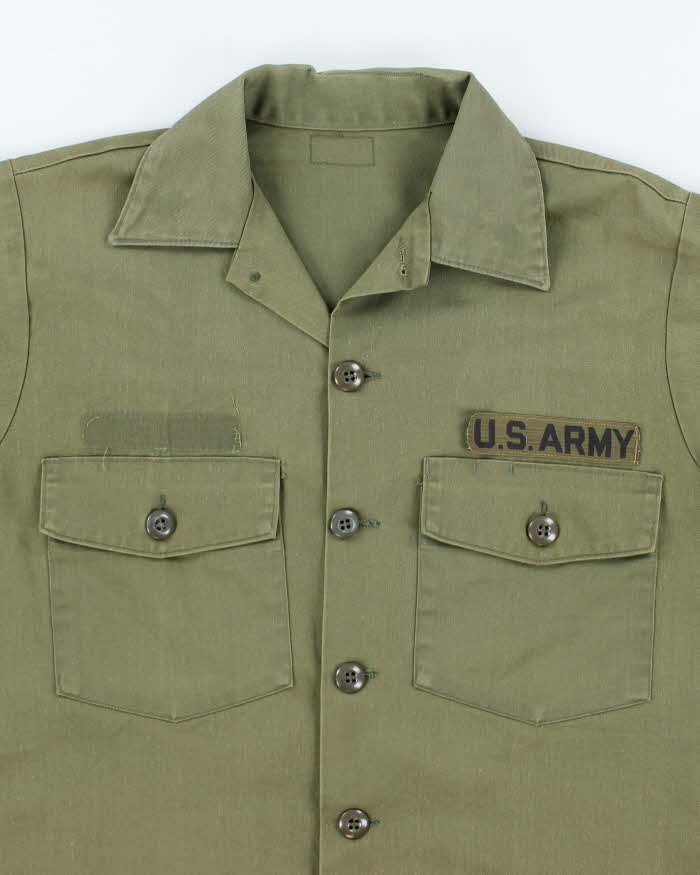 70s Vintage US Army Dura-Press Utility Shirt - Large
