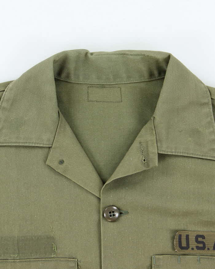 70s Vintage US Army Dura-Press Utility Shirt - Large