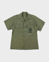 70s Vintage US Navy Seabees Dura-Press Utility Shirt - X-Large