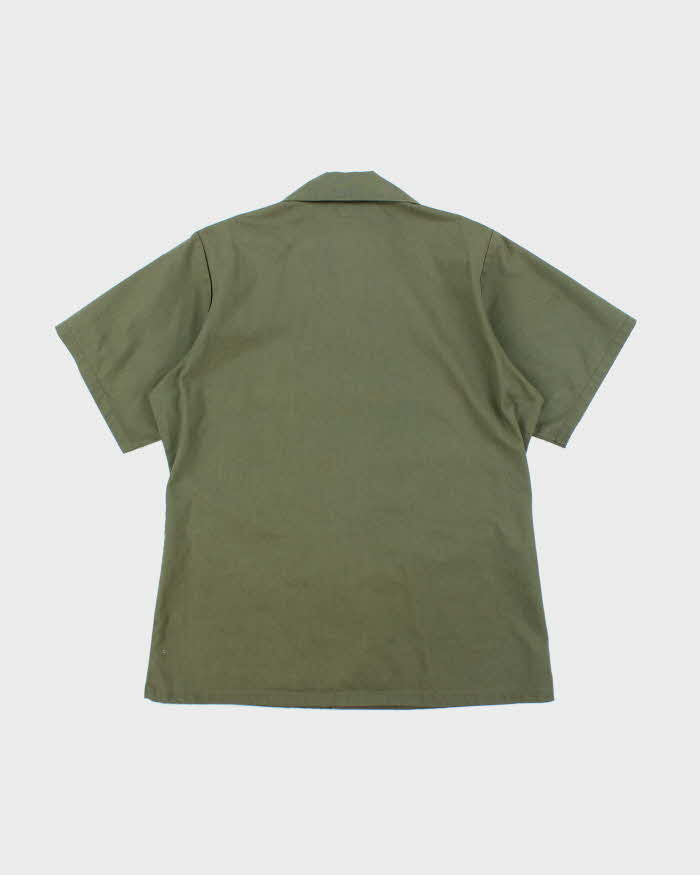 70s Vintage US Navy Seabees Dura-Press Utility Shirt - X-Large