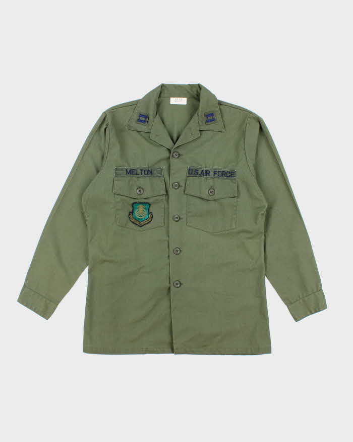 70s Vintage US Air Force Dura-Press Utility Shirt - X-Large