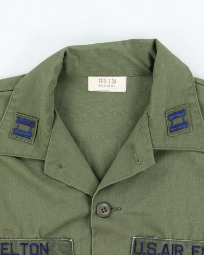 70s Vintage US Air Force Dura-Press Utility Shirt - X-Large