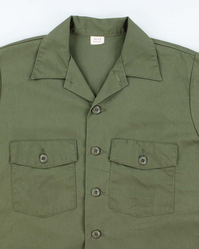 70s Vintage US Army Dura-Press Utility Shirt - X-Large