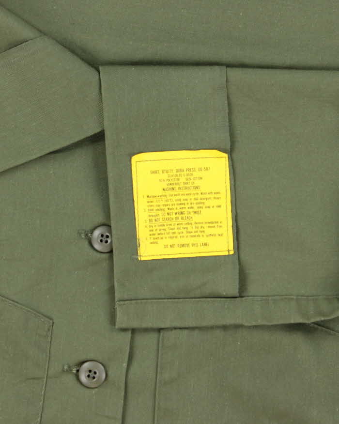 70s Vintage US Army Dura-Press Utility Shirt - X-Large