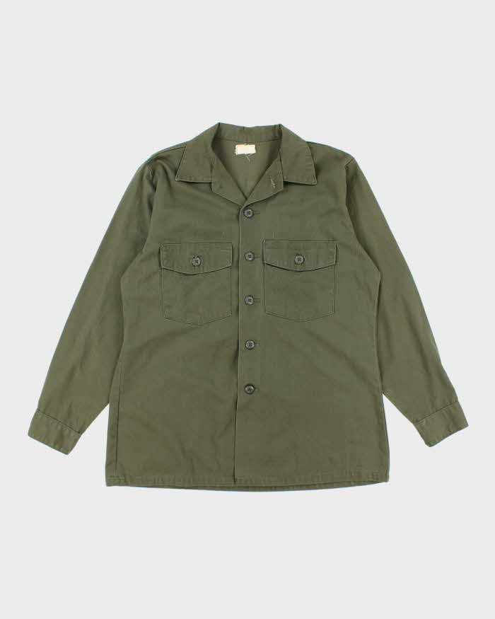 70s Vintage US Army Dura-Press Utility Shirt - X-Large