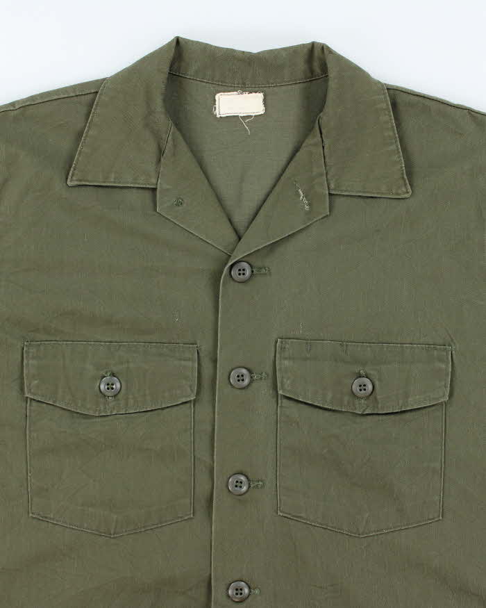 70s Vintage US Army Dura-Press Utility Shirt - X-Large