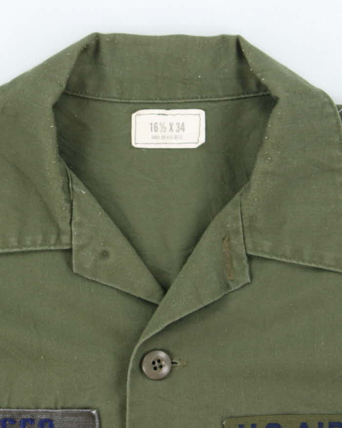 70s Vintage US Air Force Dura-Press Utility Shirt - X-Large
