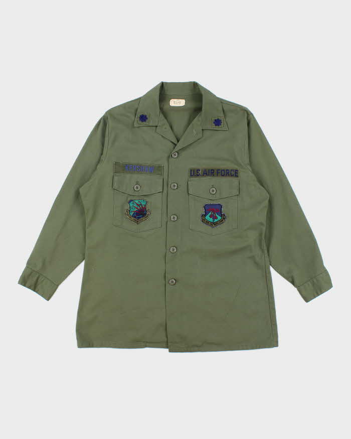 70s Vintage US Air Force Dura-Press Utility Shirt - X-Large