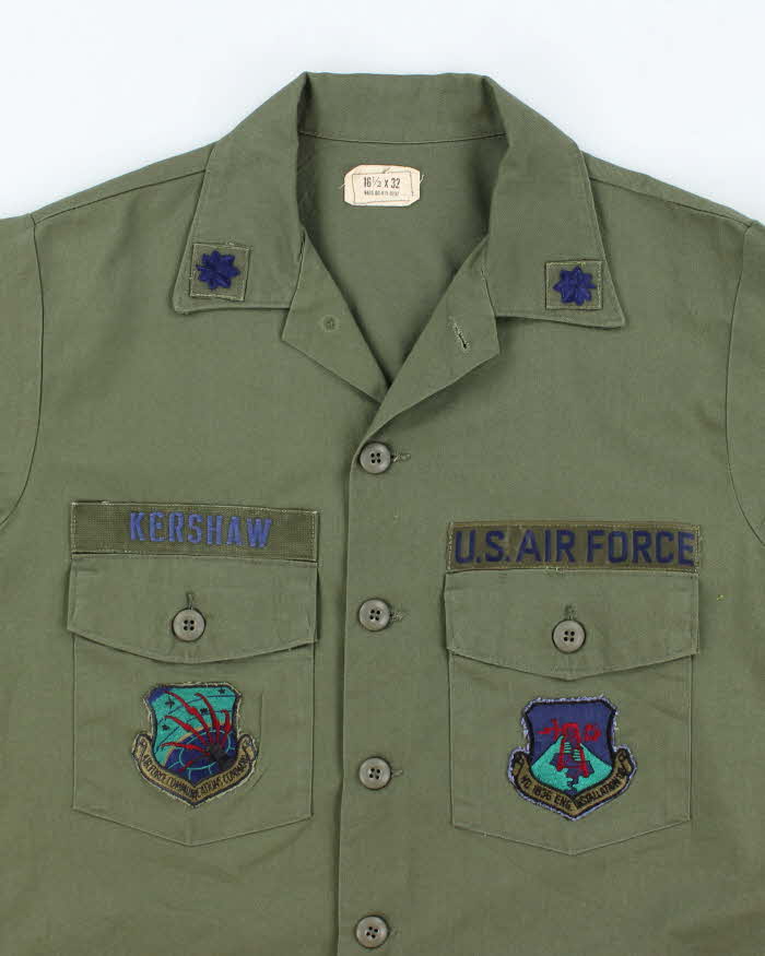 70s Vintage US Air Force Dura-Press Utility Shirt - X-Large