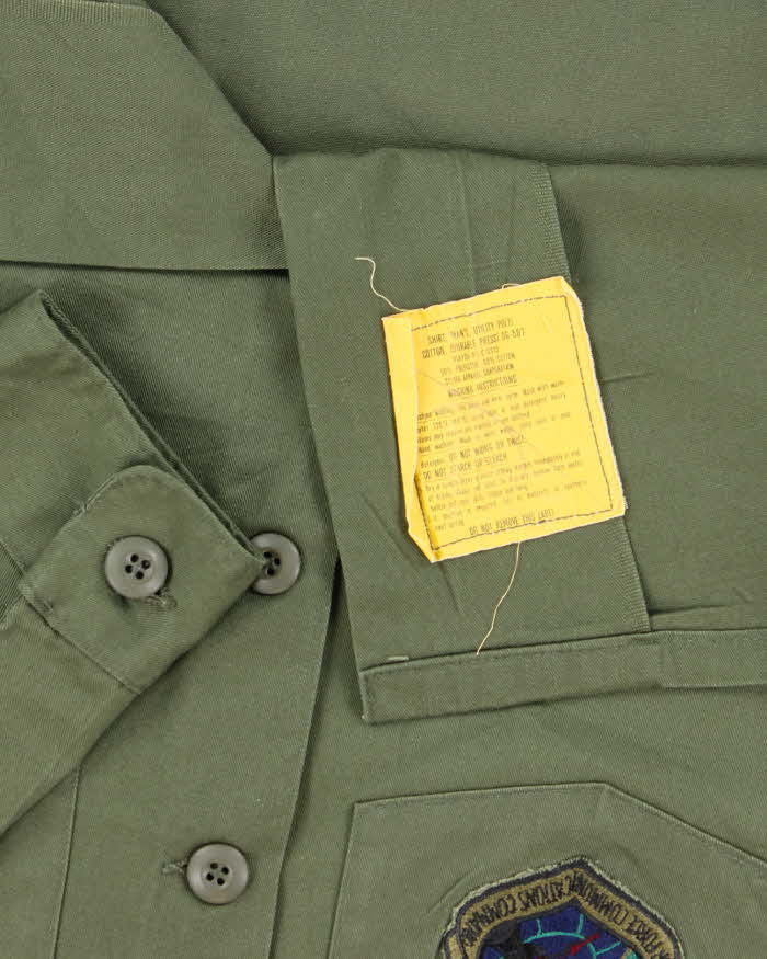 70s Vintage US Air Force Dura-Press Utility Shirt - X-Large