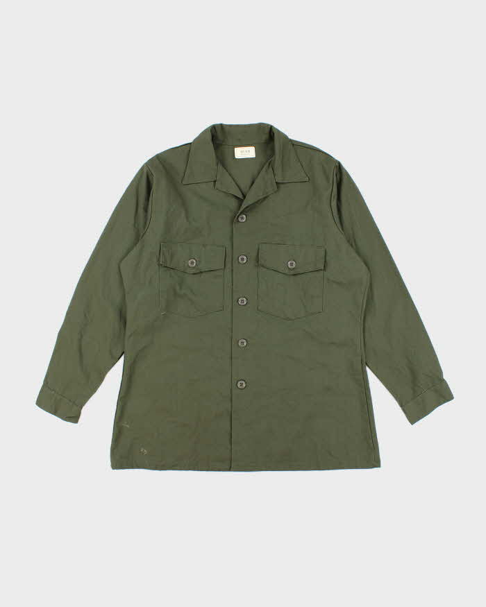 70s Vintage US Army Dura-Press Utility Shirt - X-Large