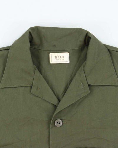 70s Vintage US Army Dura-Press Utility Shirt - X-Large