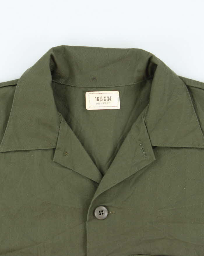 70s Vintage US Army Dura-Press Utility Shirt - X-Large
