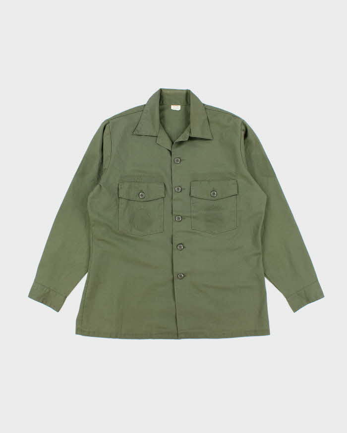 70s Vintage US Army Dura-Press Utility Shirt - X-Large