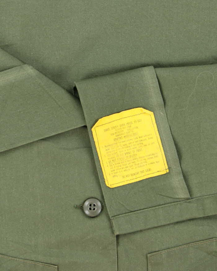 70s Vintage US Army Dura-Press Utility Shirt - X-Large