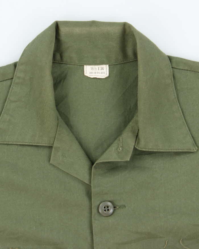 70s Vintage US Army Dura-Press Utility Shirt - X-Large