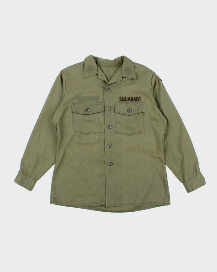 70s Vintage US Army Dura-Press Utility Shirt - XX-Large