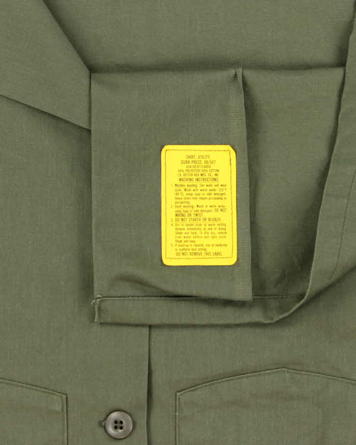 70s Vintage US Army Dura-Press Utility Shirt - XX-Large