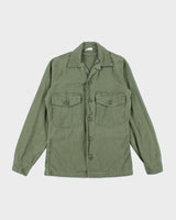 60s Vintage US Army OG-107 Utility Shirt - X-Small