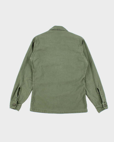60s Vintage US Army OG-107 Utility Shirt - X-Small