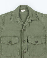 60s Vintage US Army OG-107 Utility Shirt - X-Small