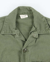 60s Vintage US Army OG-107 Utility Shirt - X-Small