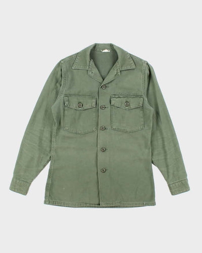 60s Vintage US Army OG-107 Utility Shirt - Small